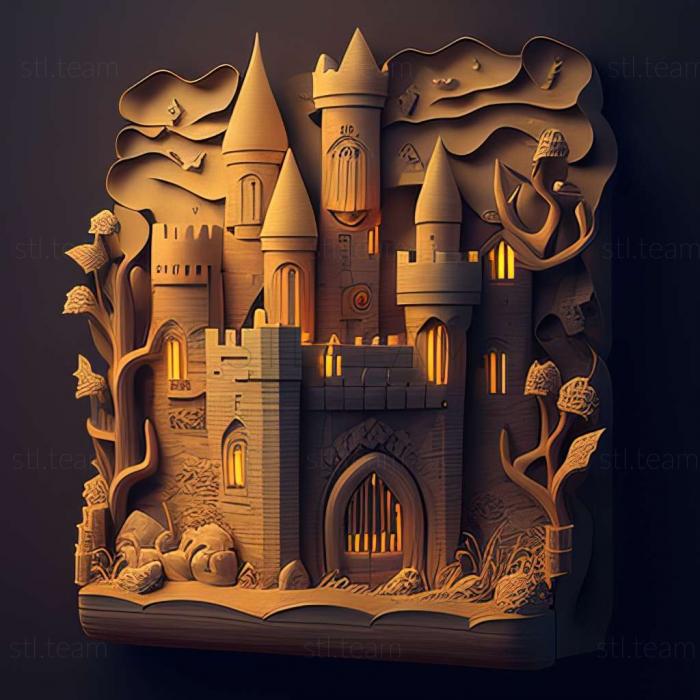 3D model Castle Story game (STL)